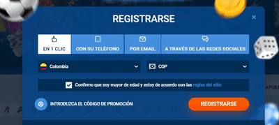 Registro de la cuenta